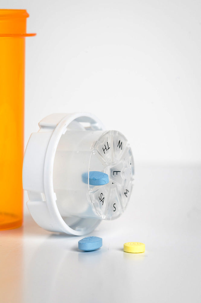 The Under Cap small weekly prescription medication pill organizer - 3 Pack